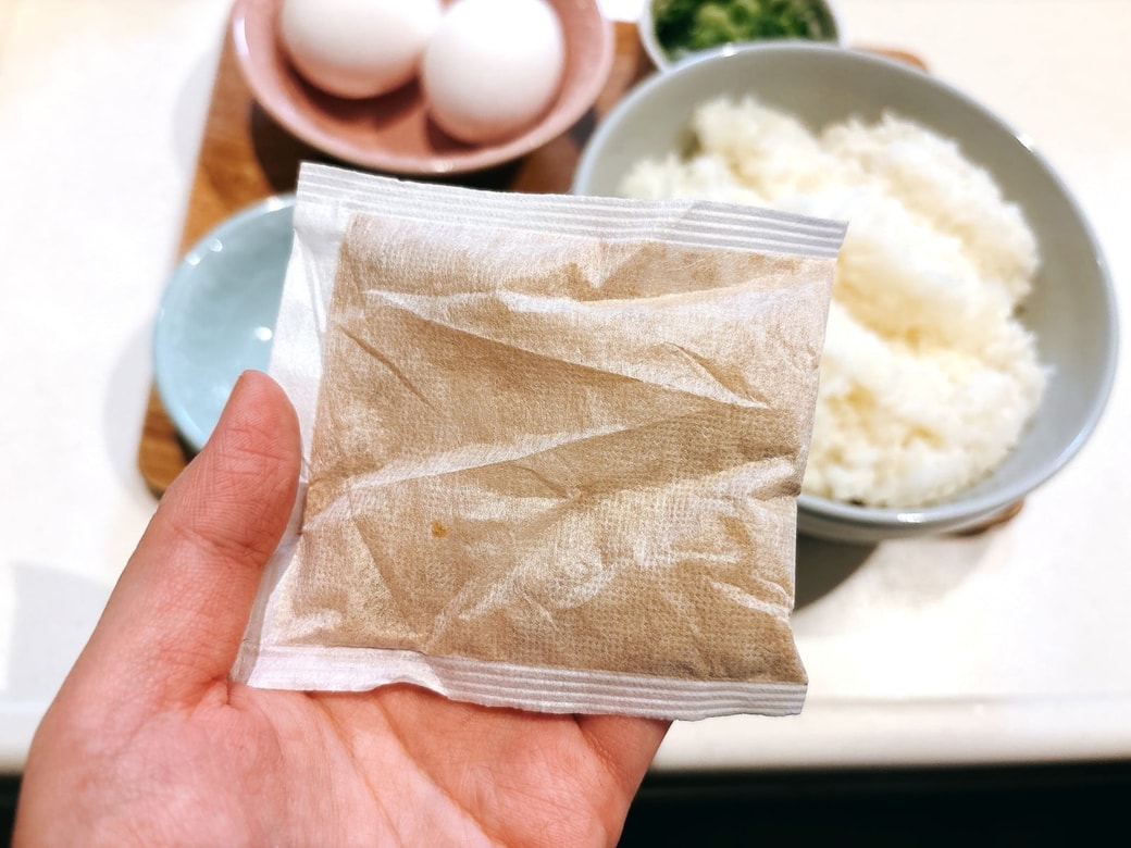 チャーハンの味付けに使う「だしパック」