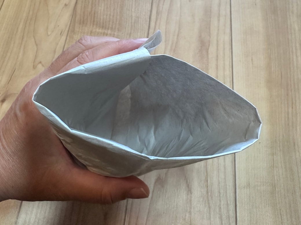 緩衝材で作ったゴミ袋