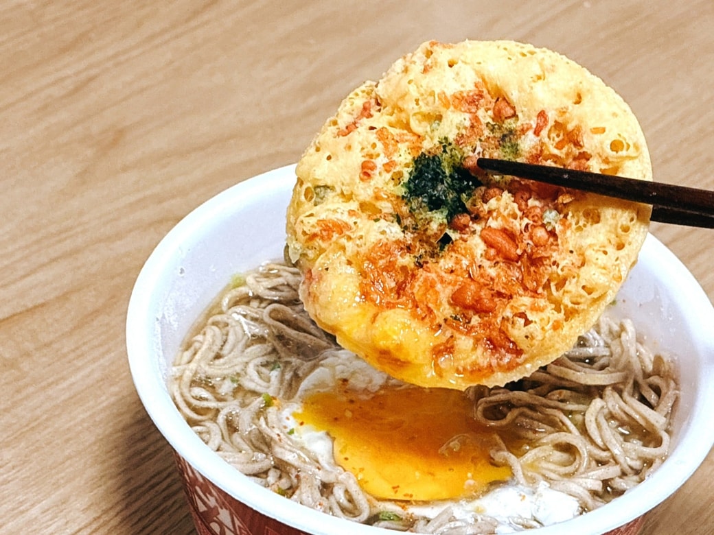 天ぷらを卵につけても