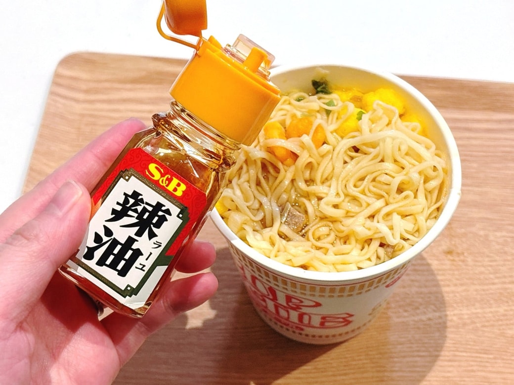 ラー油を多めにしてもおいしい