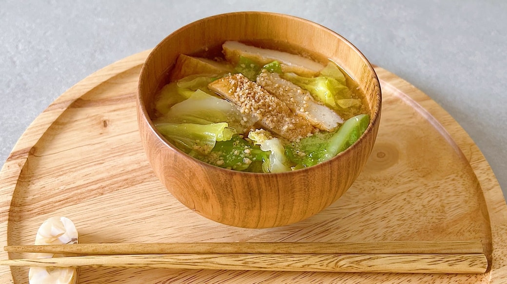 春キャベツみそ汁