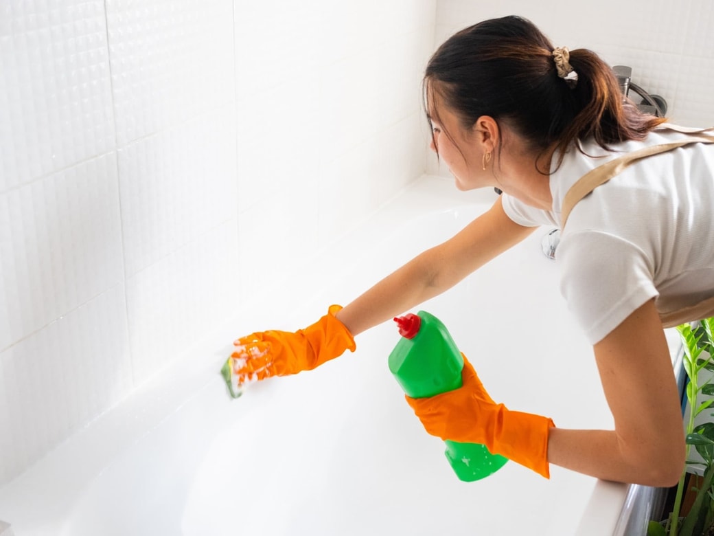 NG②強アルカリの洗剤を使う