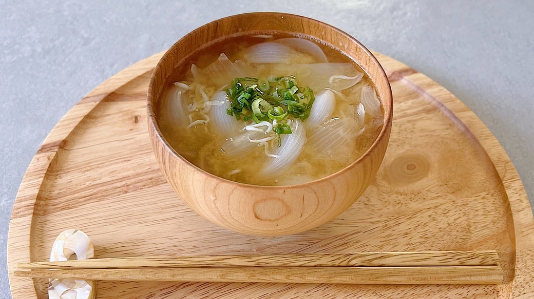 新玉ねぎみそ汁