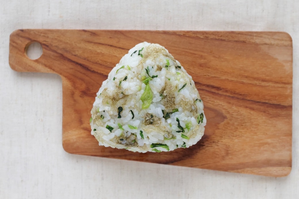 「ひろしととろろ昆布のおにぎり」