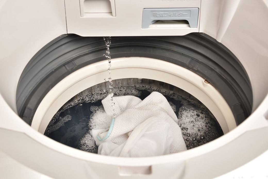 すすぎには水道水を必ず使用