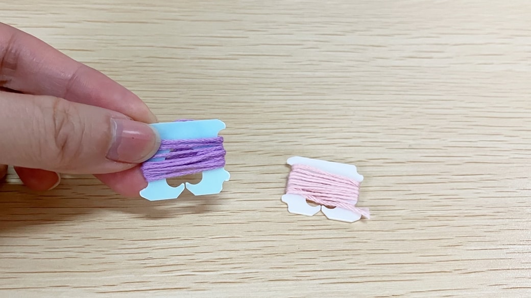 パンの留め具をコード巻きに