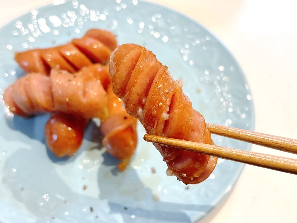 ウインナーが食欲そそる味わいに