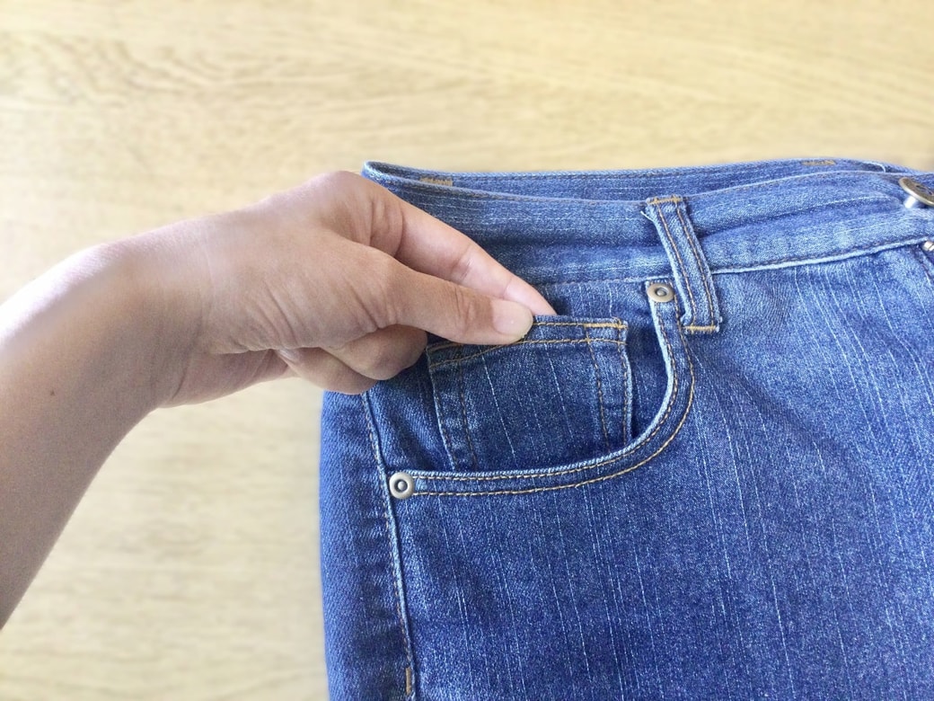 ジーンズのポケット
