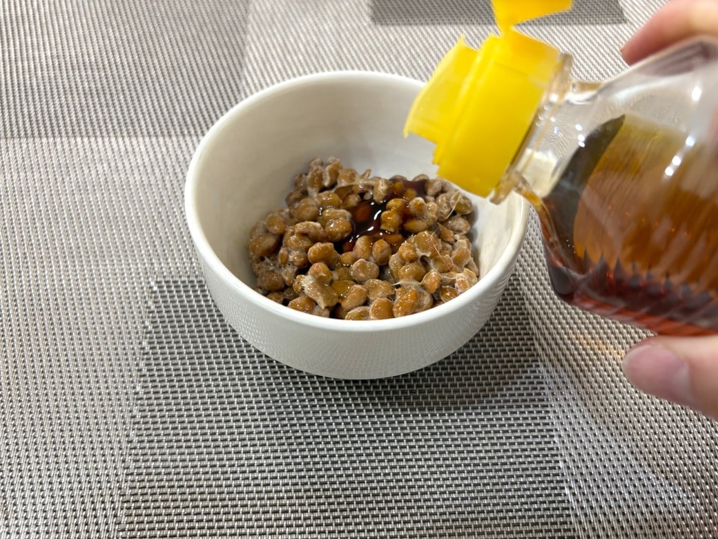 お好みでごま油をプラスするのもおすすめ