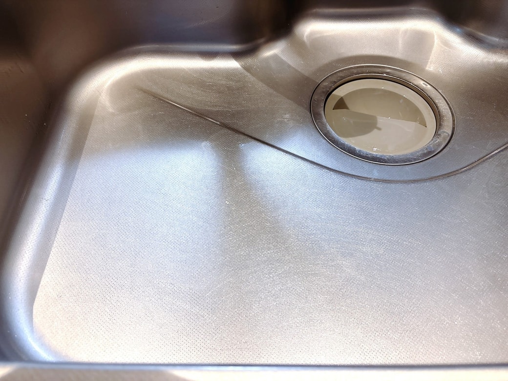 掃除後のシンク