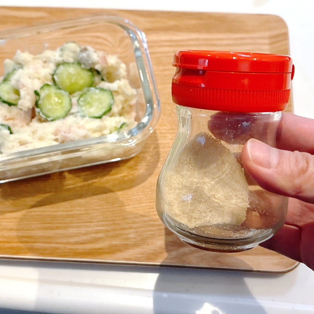 ポテトサラダに加える「鶏ガラスープの素」