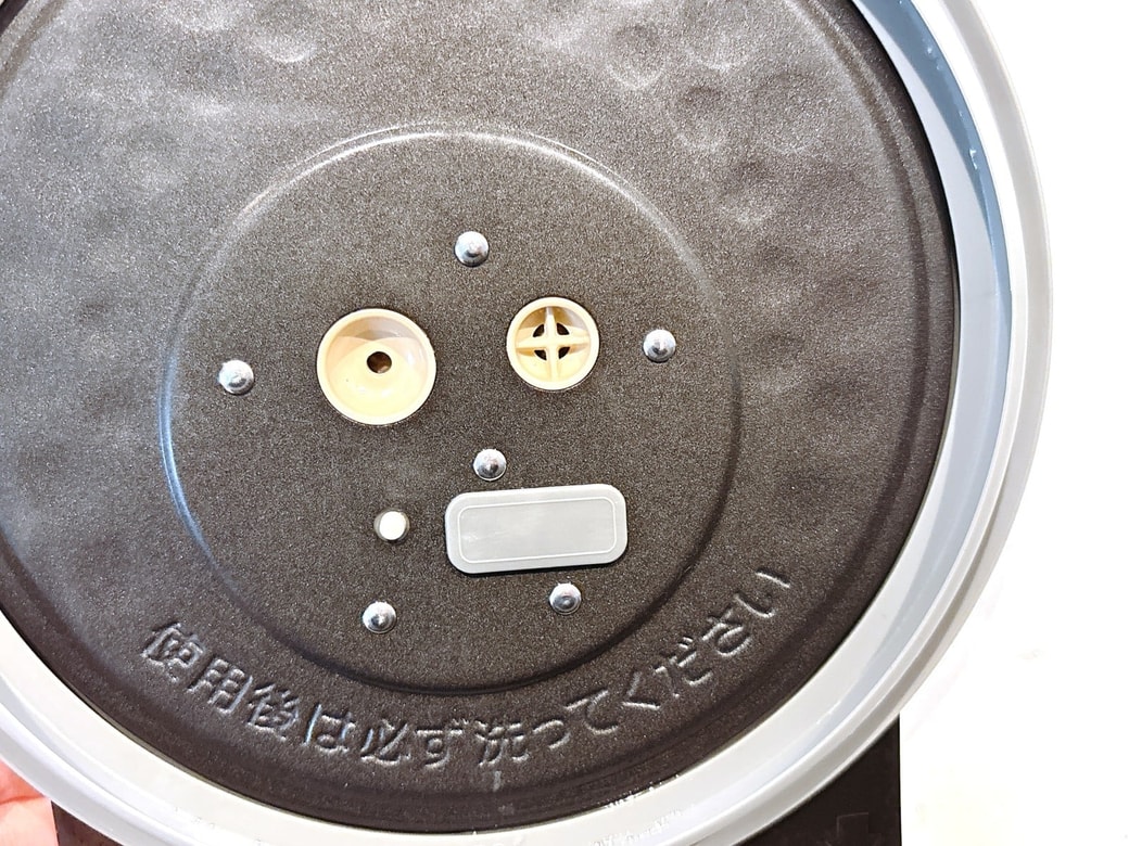 お手入れ後の内ぶた