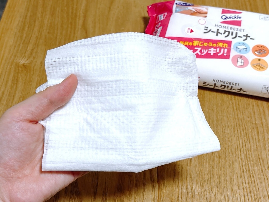 1枚のシートで洗面台をお手入れ