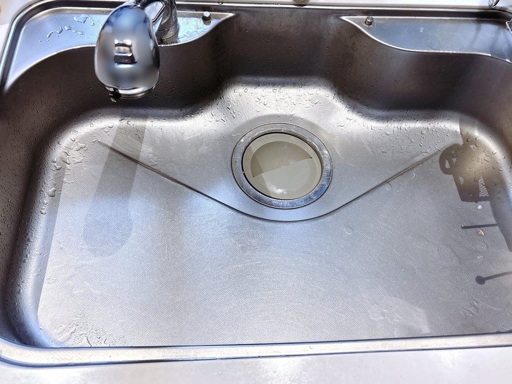 掃除後のシンク