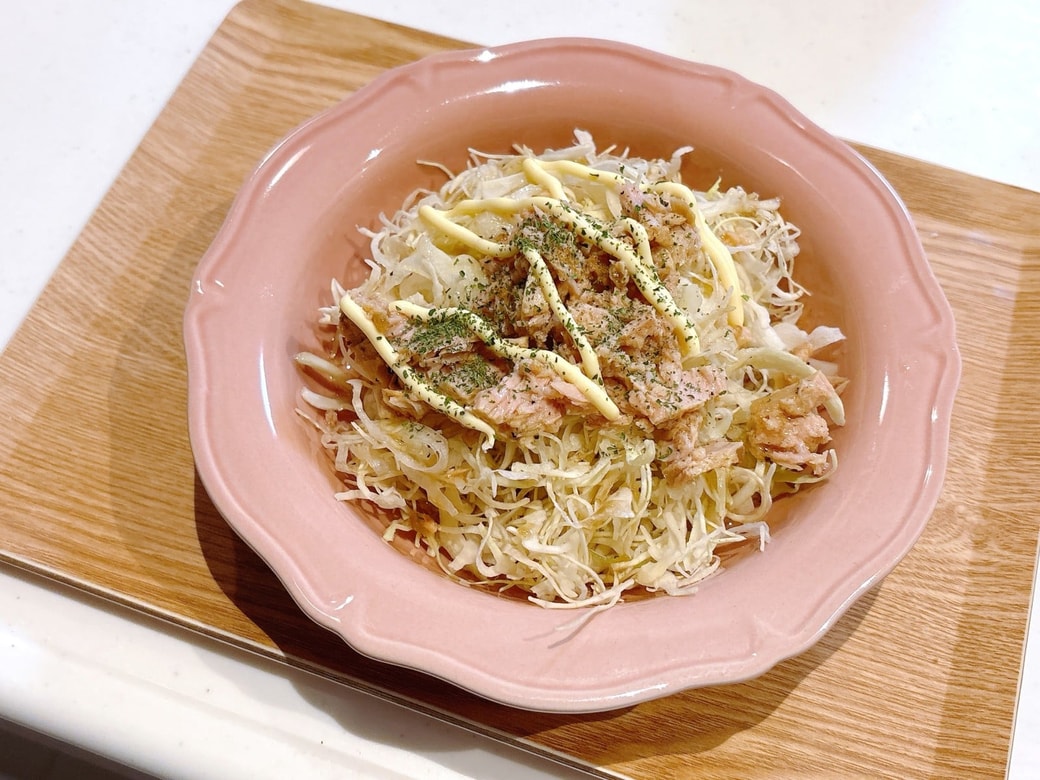 シンプルにサラダに乗せても