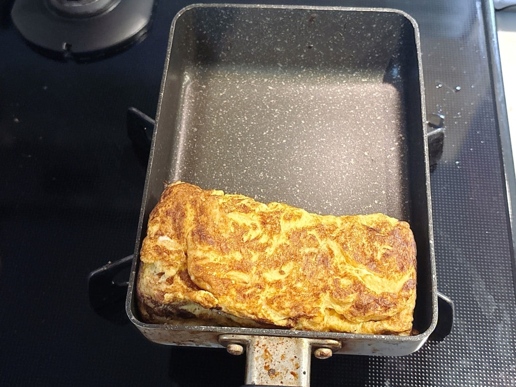 できあがった玉子焼き