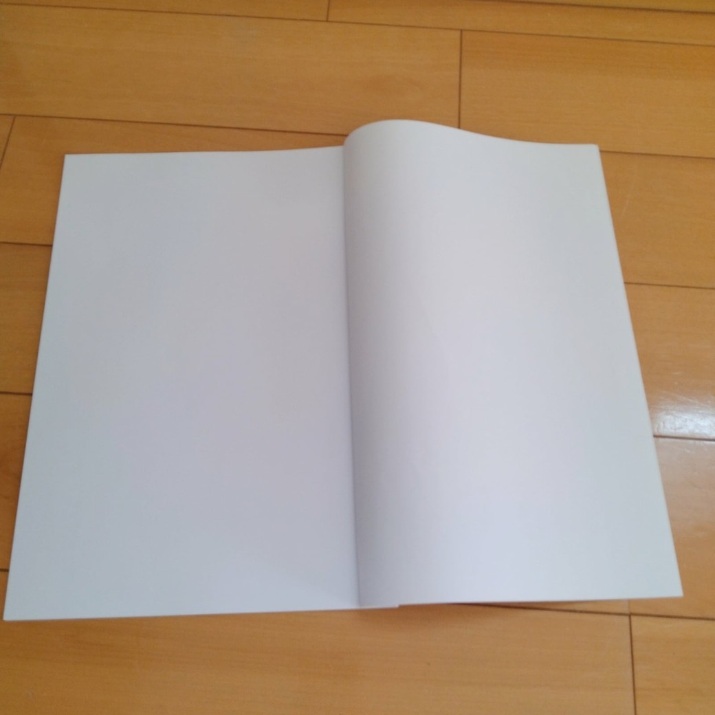 ダブルクリップで綴じた紙