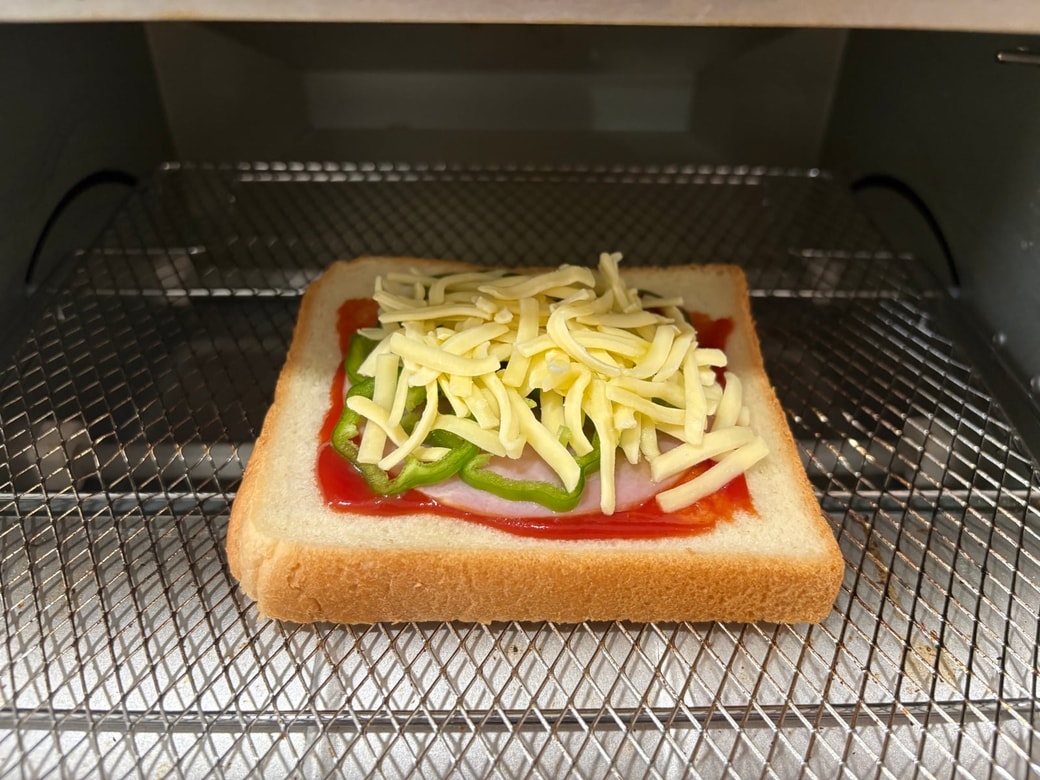 オーブントースターで焼く