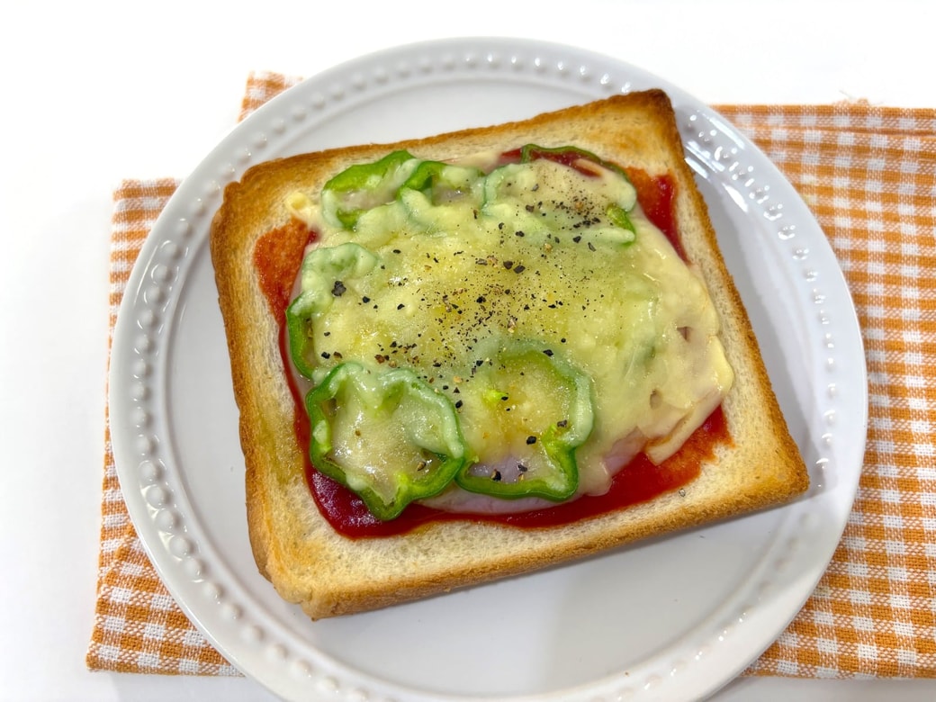 ピザトーストのできあがり