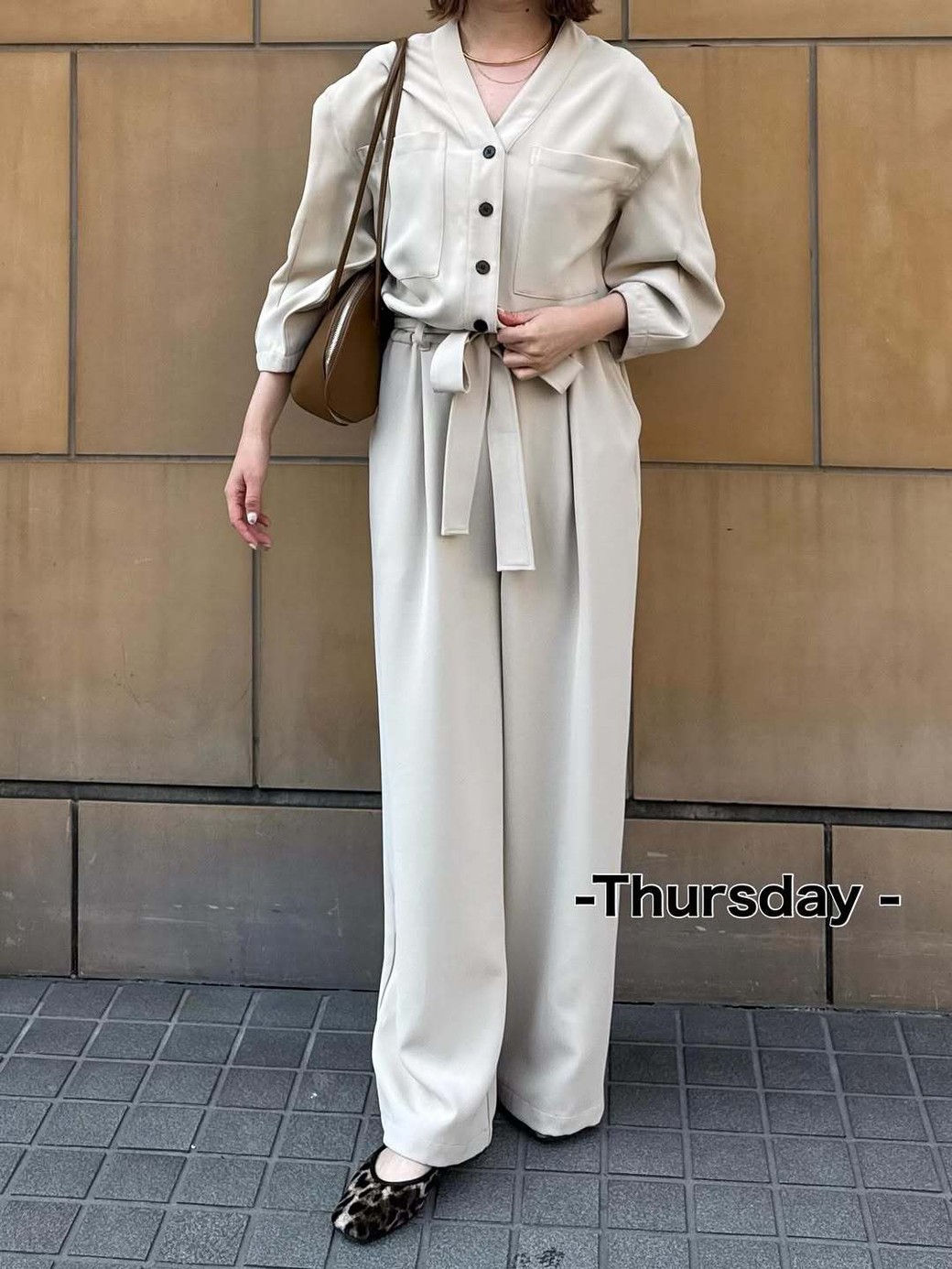 きちんと見えするセットアップなら帰省コーデにぴったり。