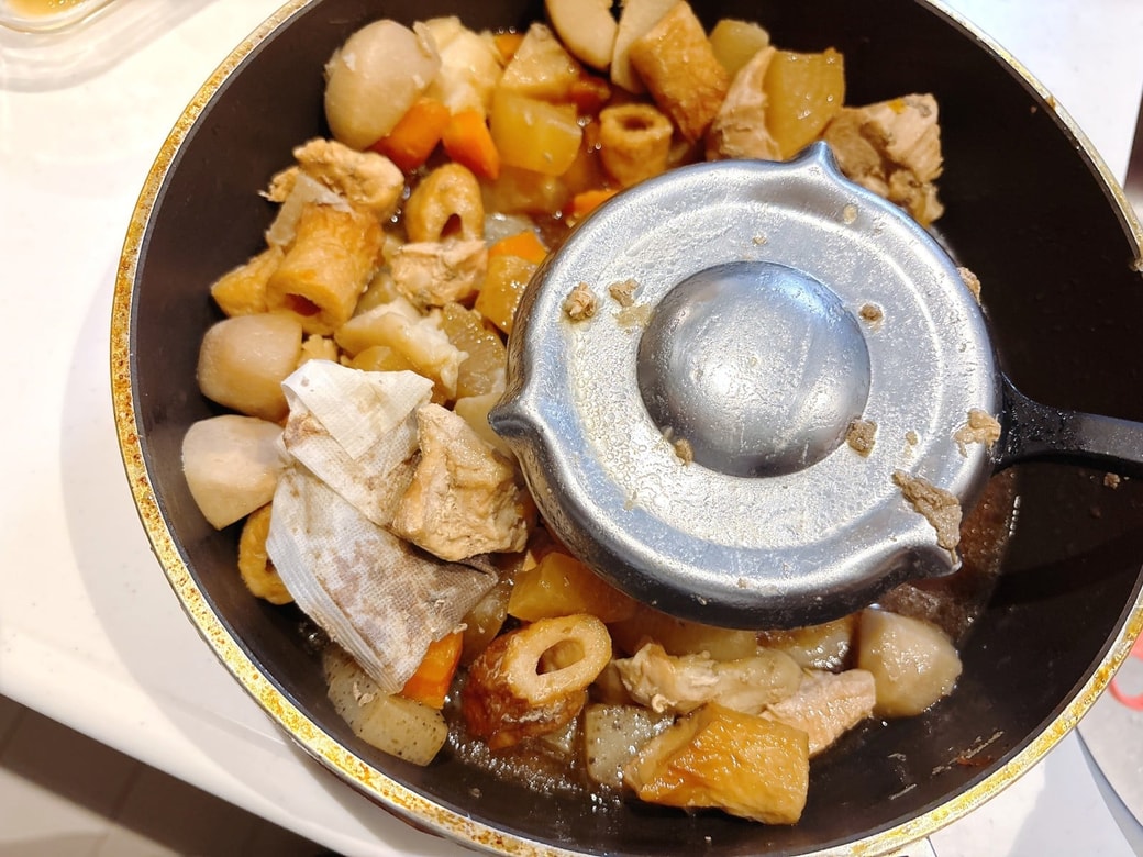 おいしい煮物の完成