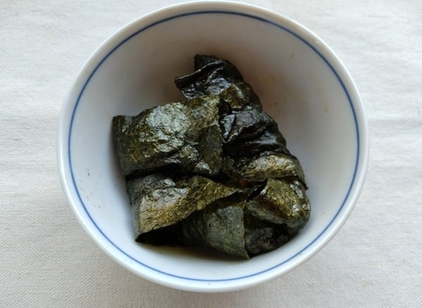 最後にのりで巻いたところ