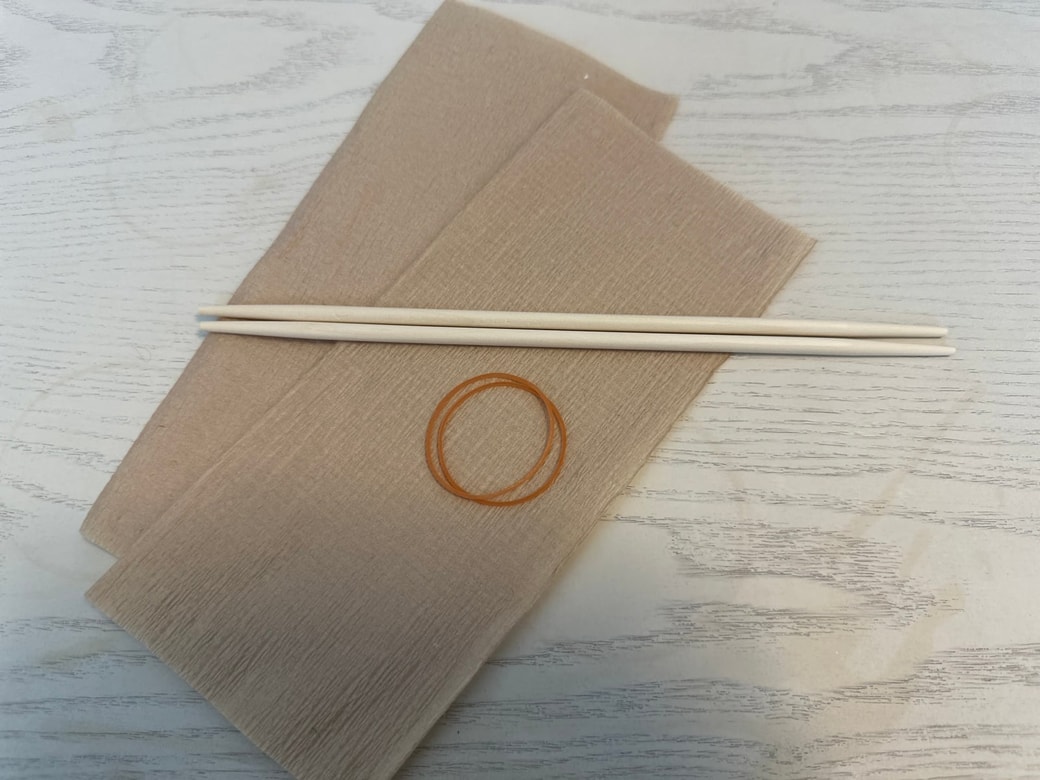 キッチンペーパーなどの道具