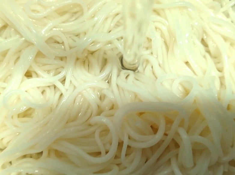 冷水で洗うところ