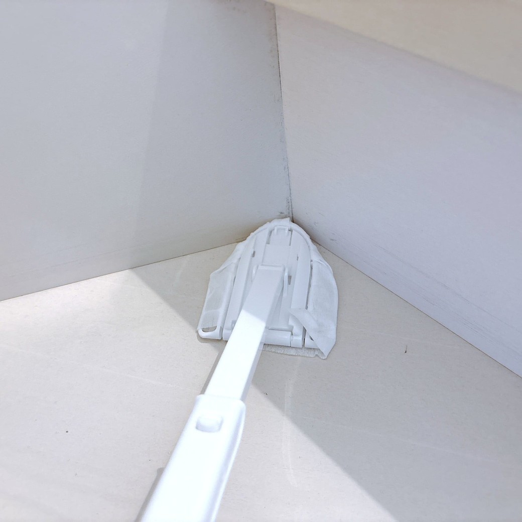 角の汚れがスッキリ落ちる