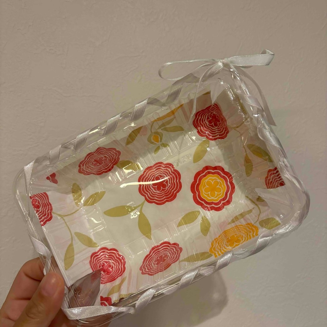 小物入れが完成したところ