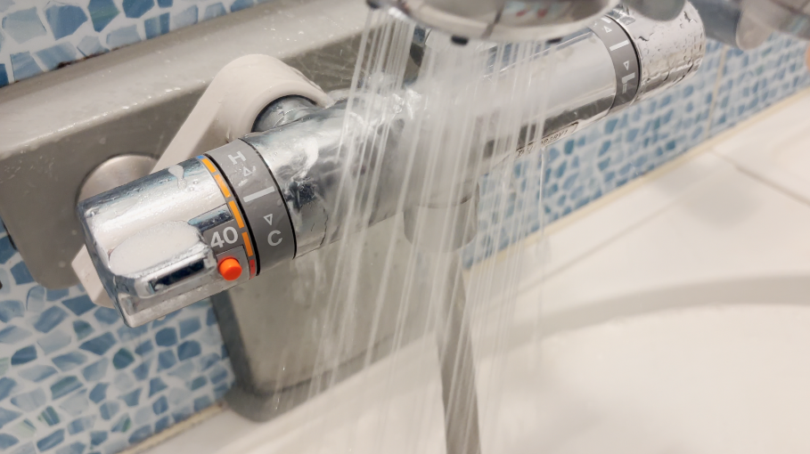 しっかり水を流す