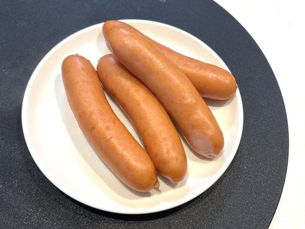 ボイルしたウインナ―