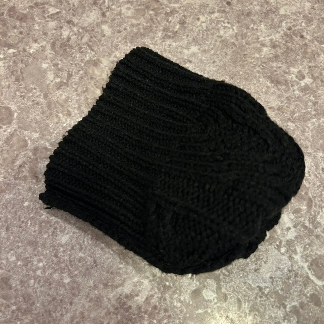 ひっくり返したところ