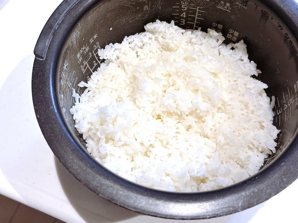 はちみつを入れて炊いてみて