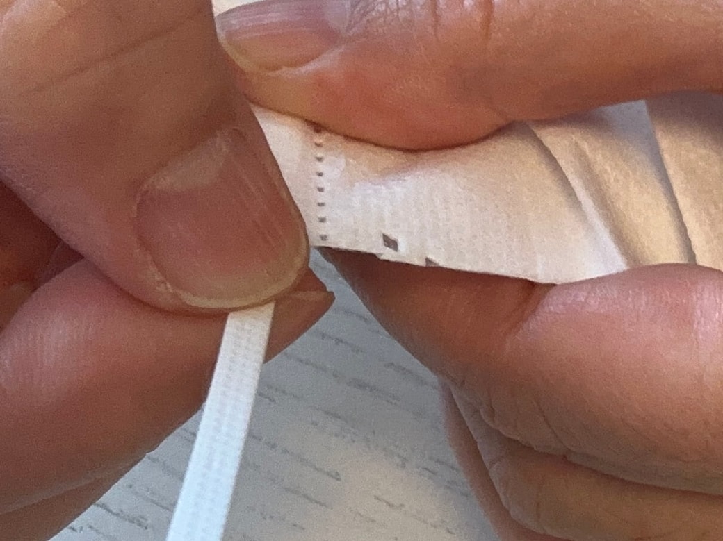 ワイヤーを抜く