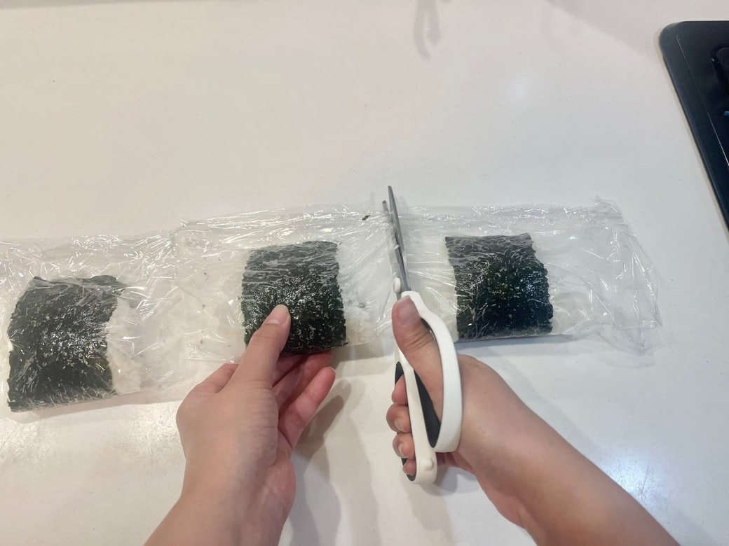 切る