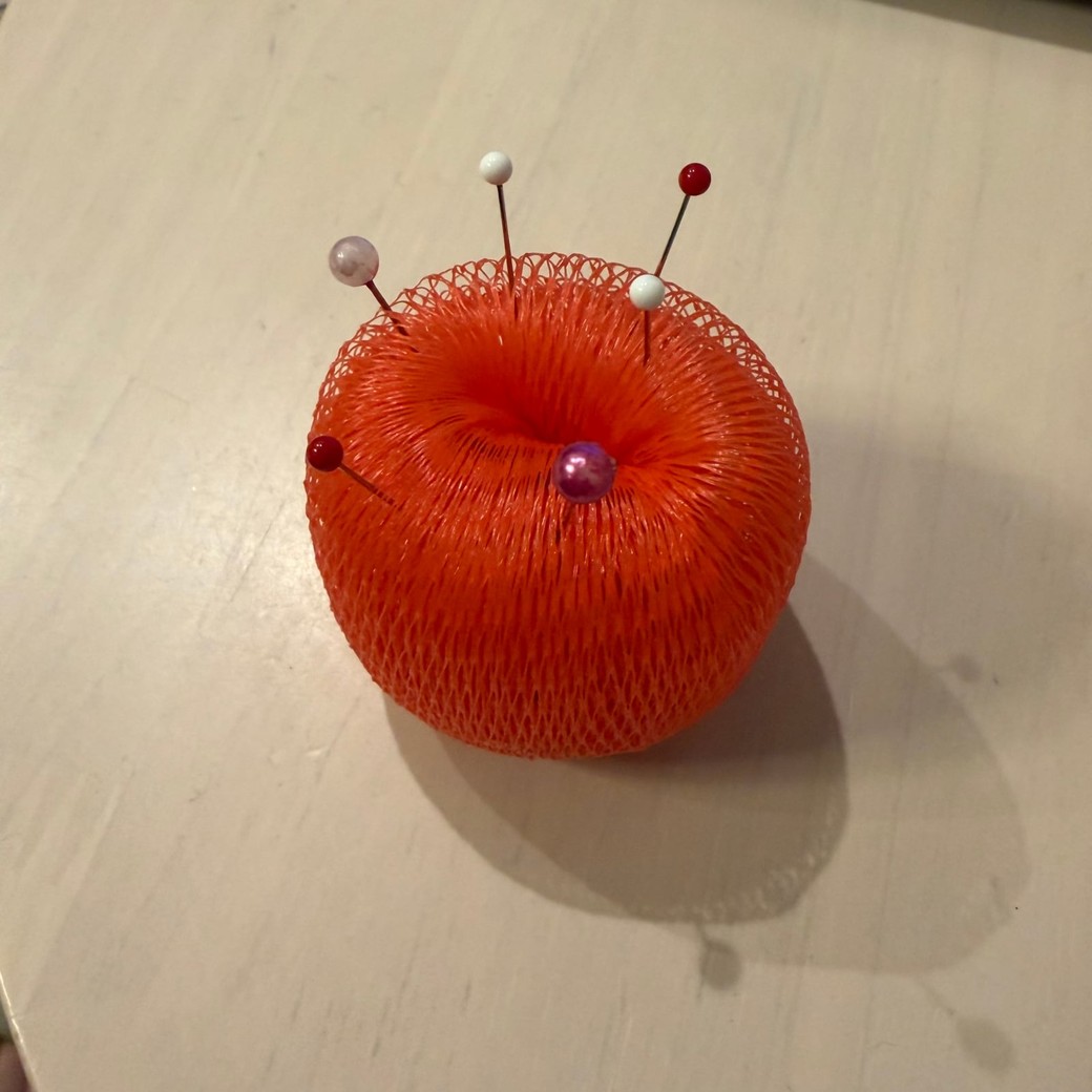 丸めて針差しとして活用