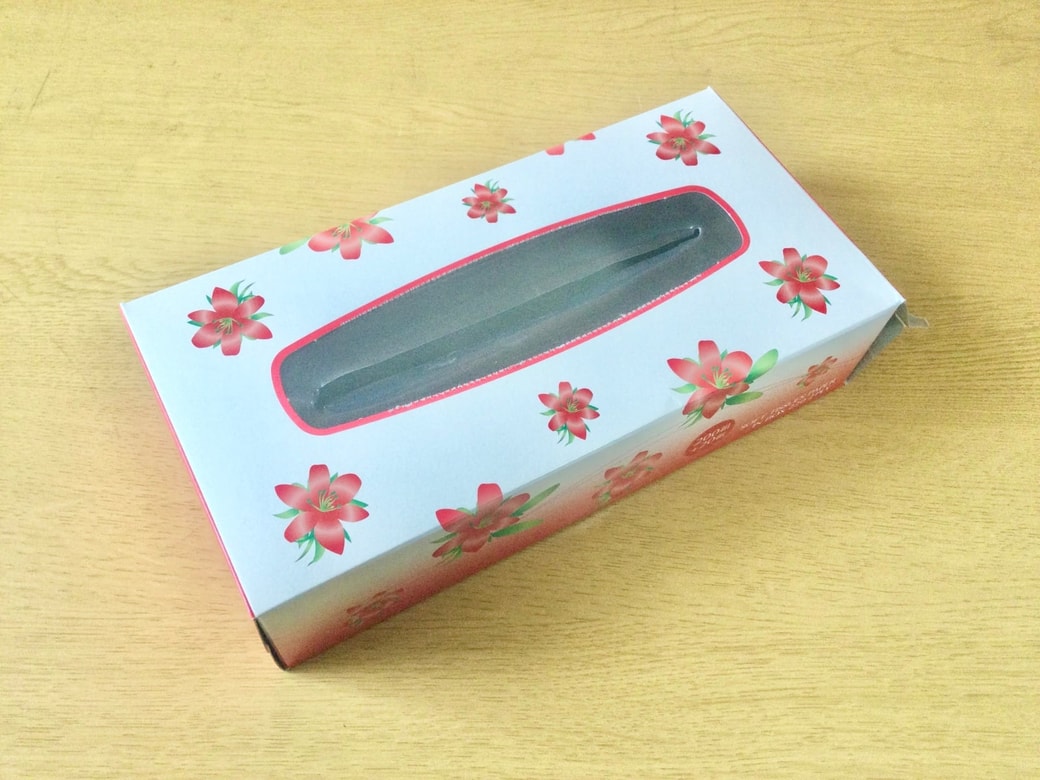 ティッシュの空き箱