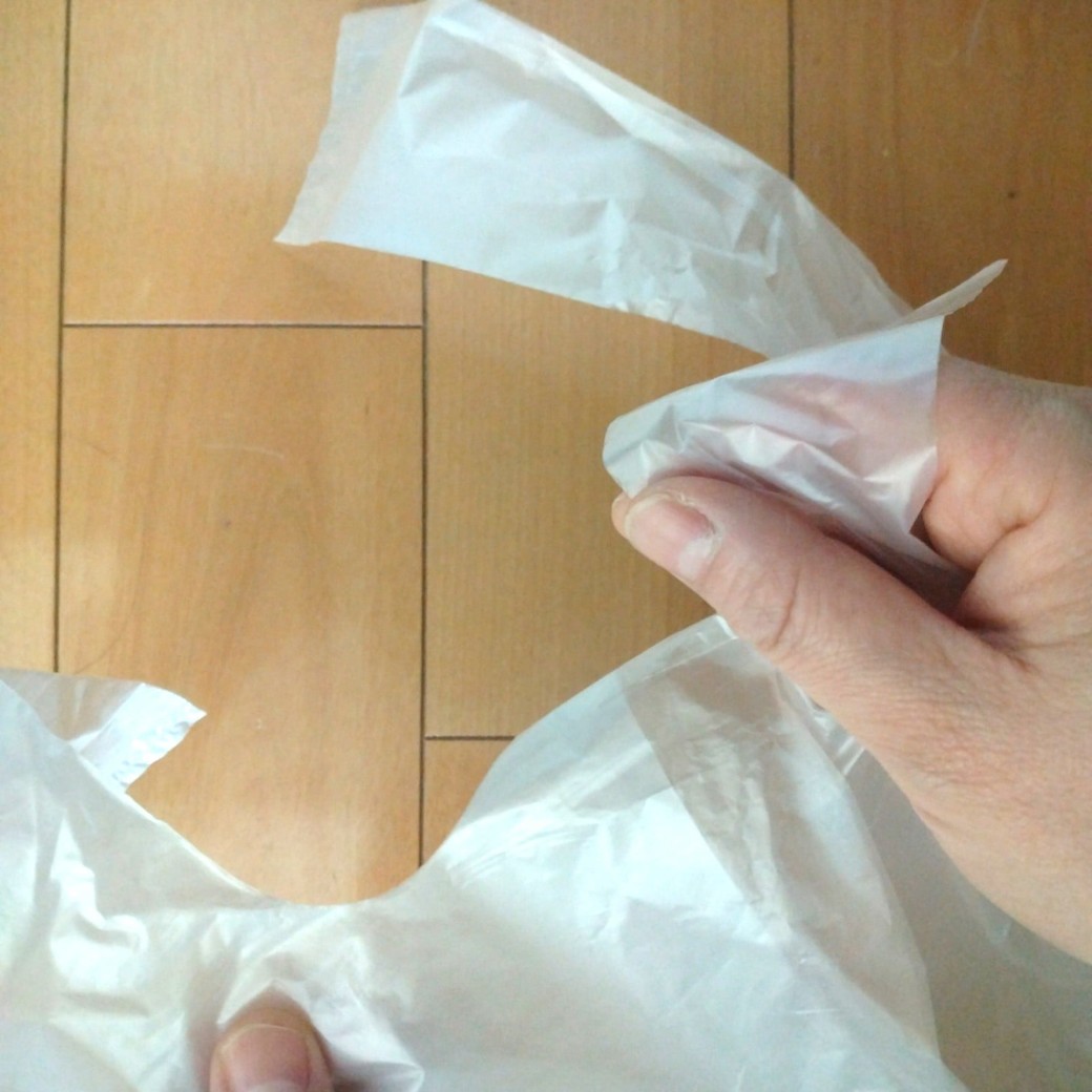 手提げ付きポリ袋