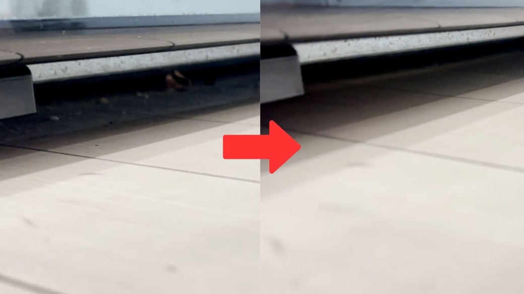 冷蔵庫下のビフォーアフター