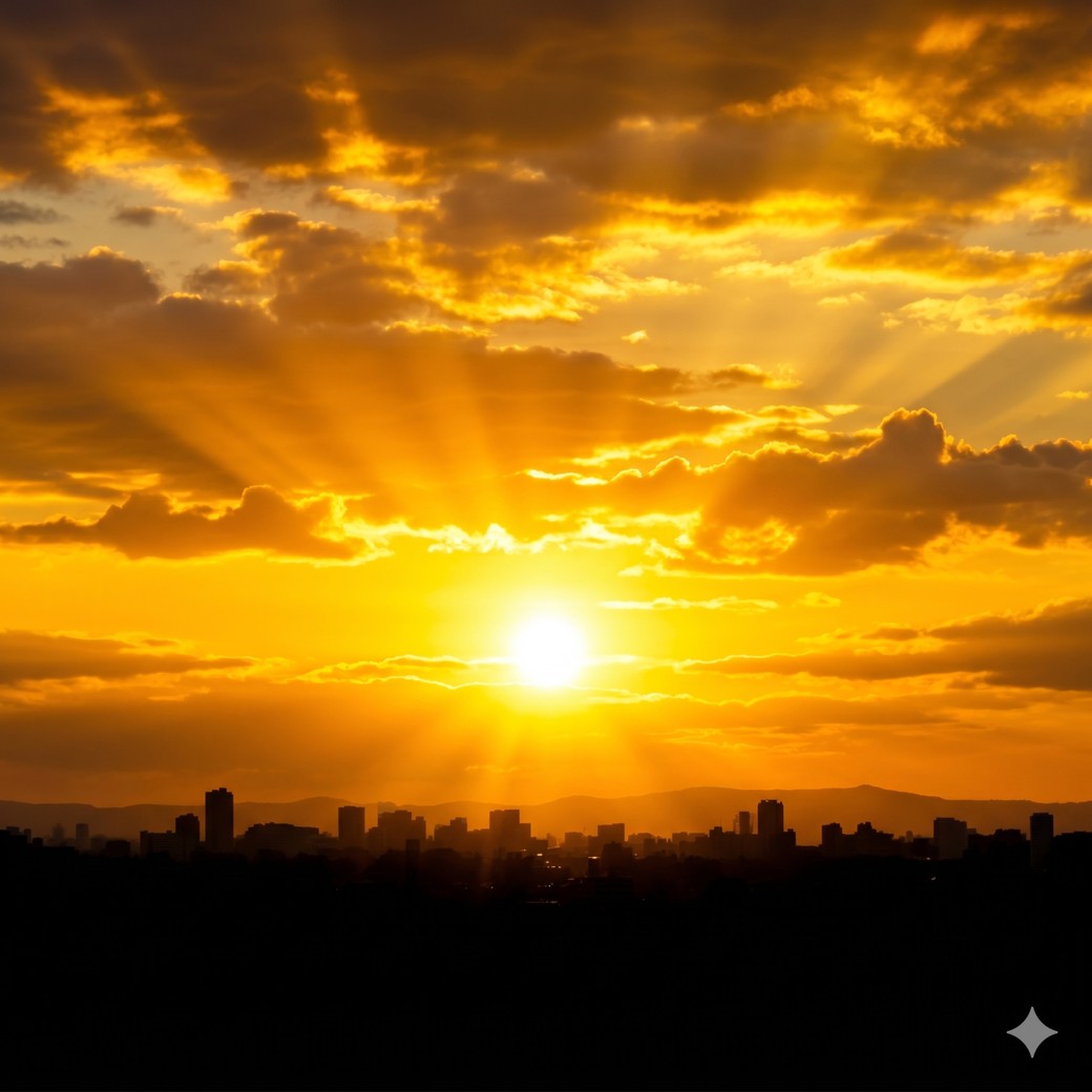 黄金の夕暮れ
