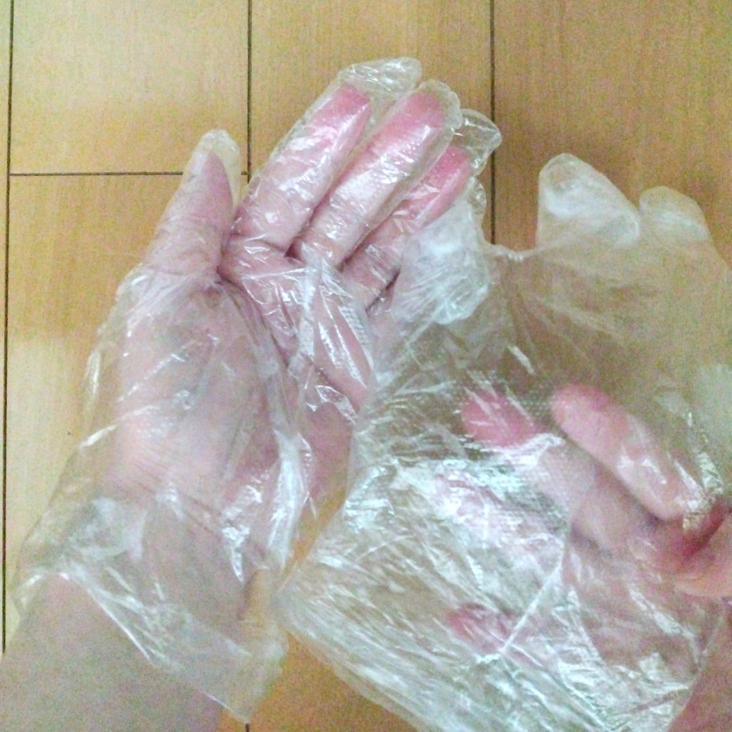 ビニール手袋