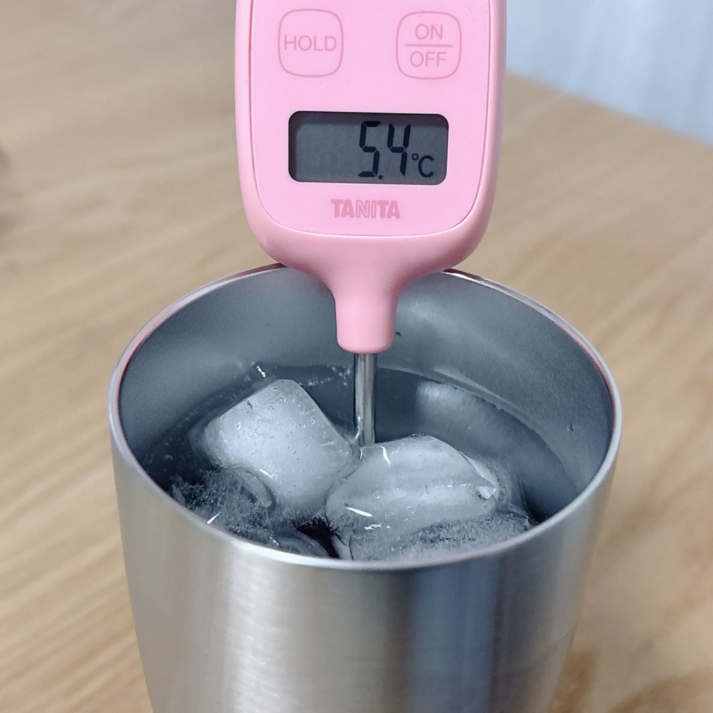 スタート時の温度は「5.4℃」