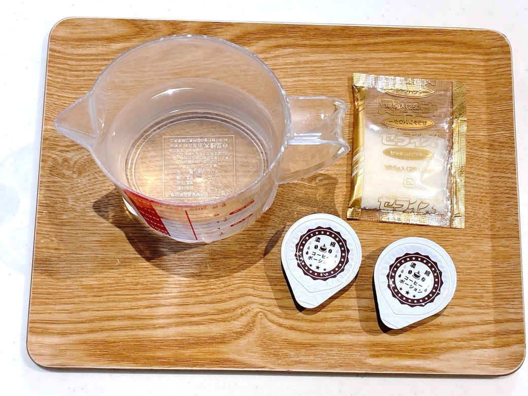 コーヒーゼリーの材料
