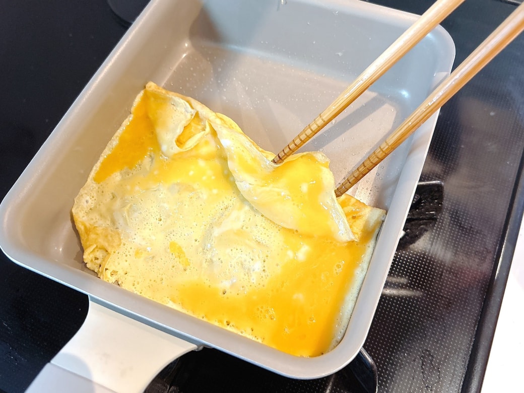 卵が“するん”と巻ける