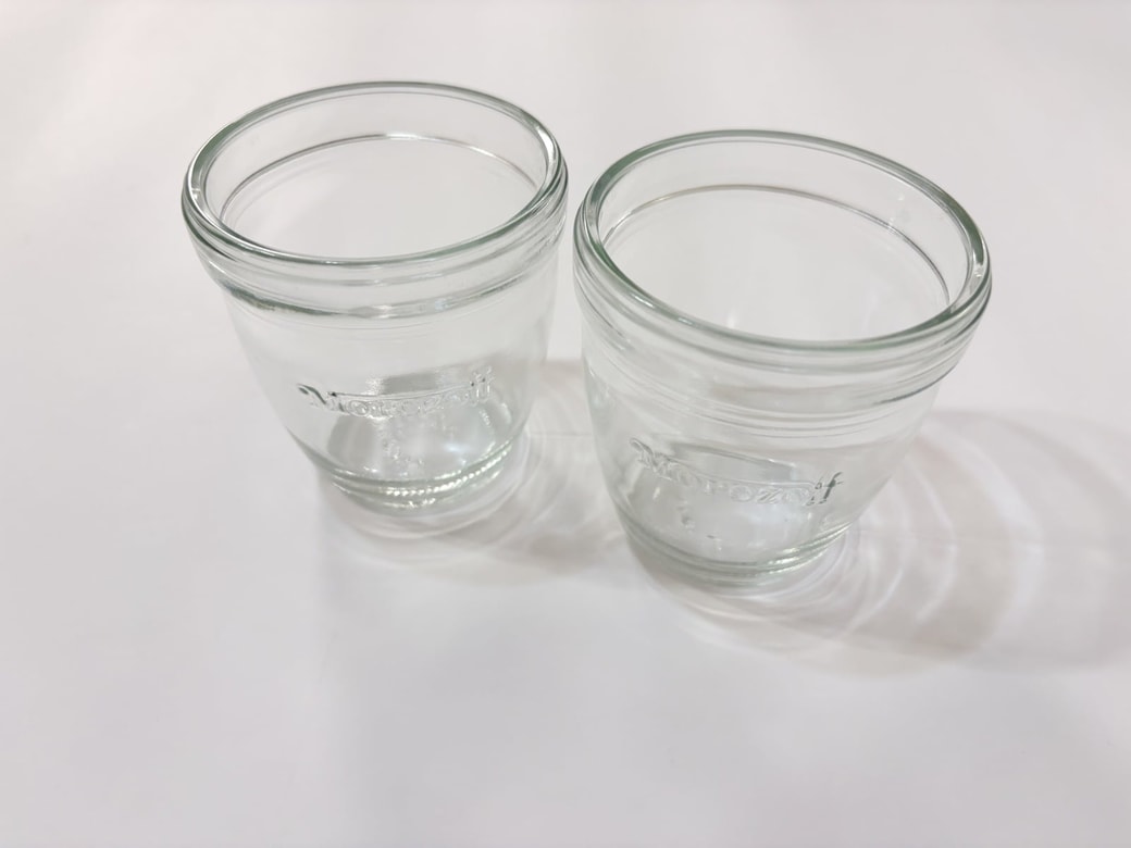 モロゾフのプリンの空き容器