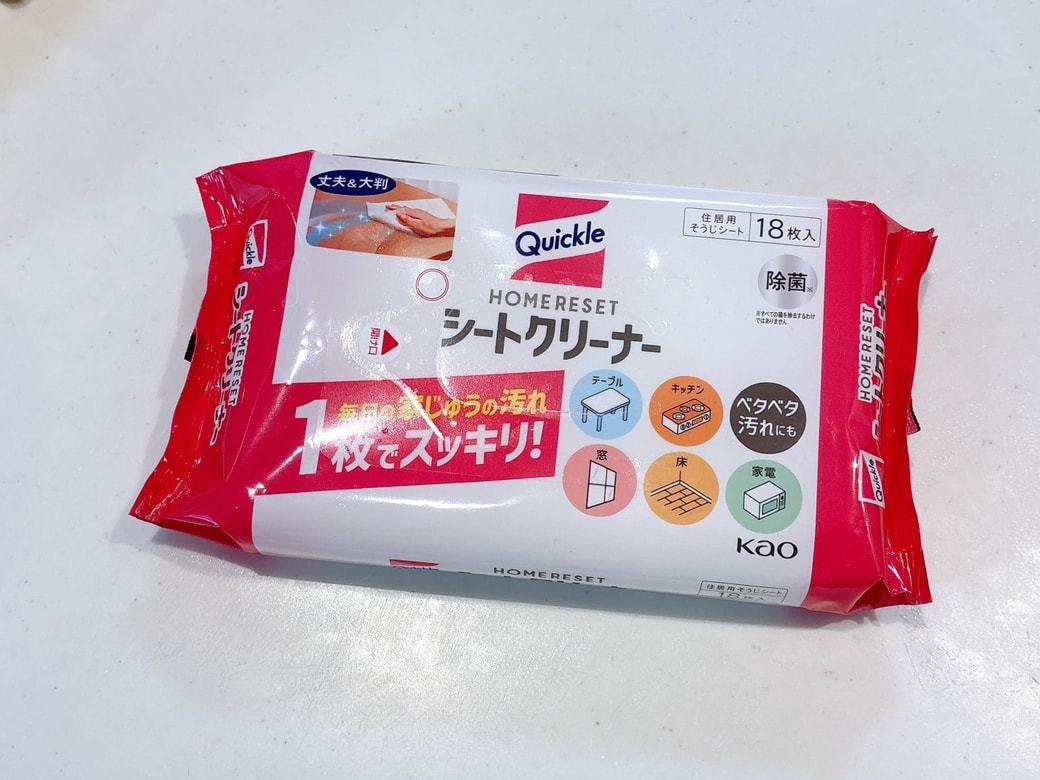 「クイックルホームリセット　シートクリーナー」