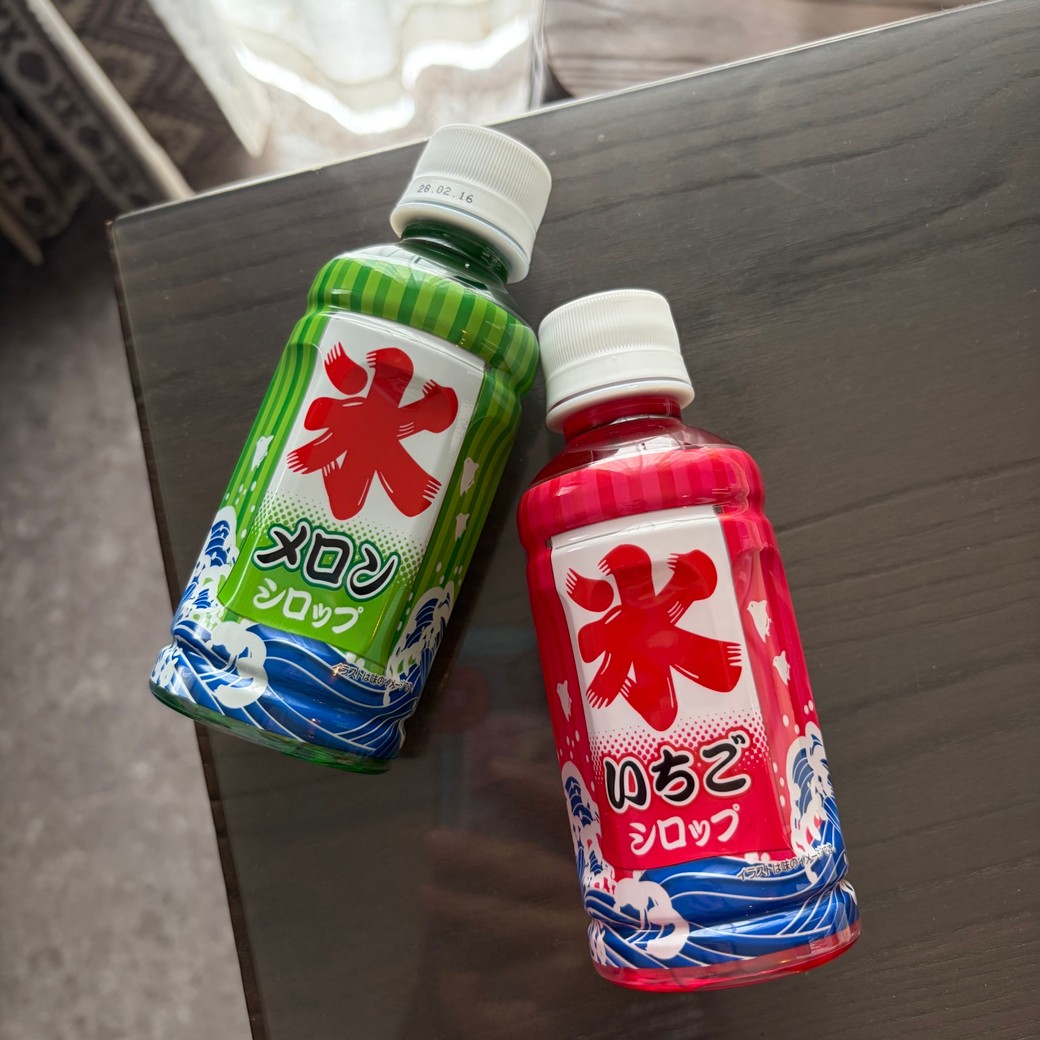 かき氷シロップの写真