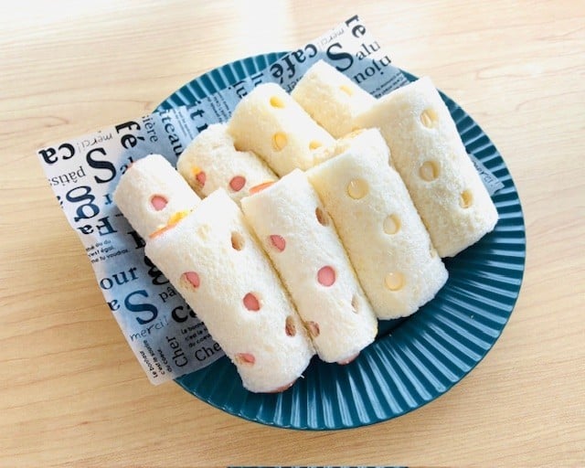 水玉ロールサンド