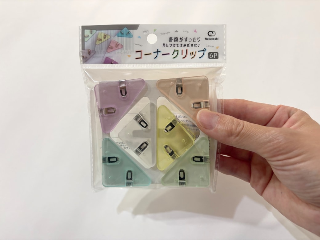 ダイソー「コーナークリップ 6P」